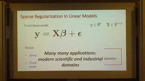 STS | Prof. Rahul Mazumder | New directions in solving structured nonconvex problems