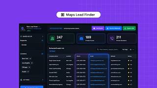 Maps Lead Finder Pro – Find & Extract Leads from Google Maps