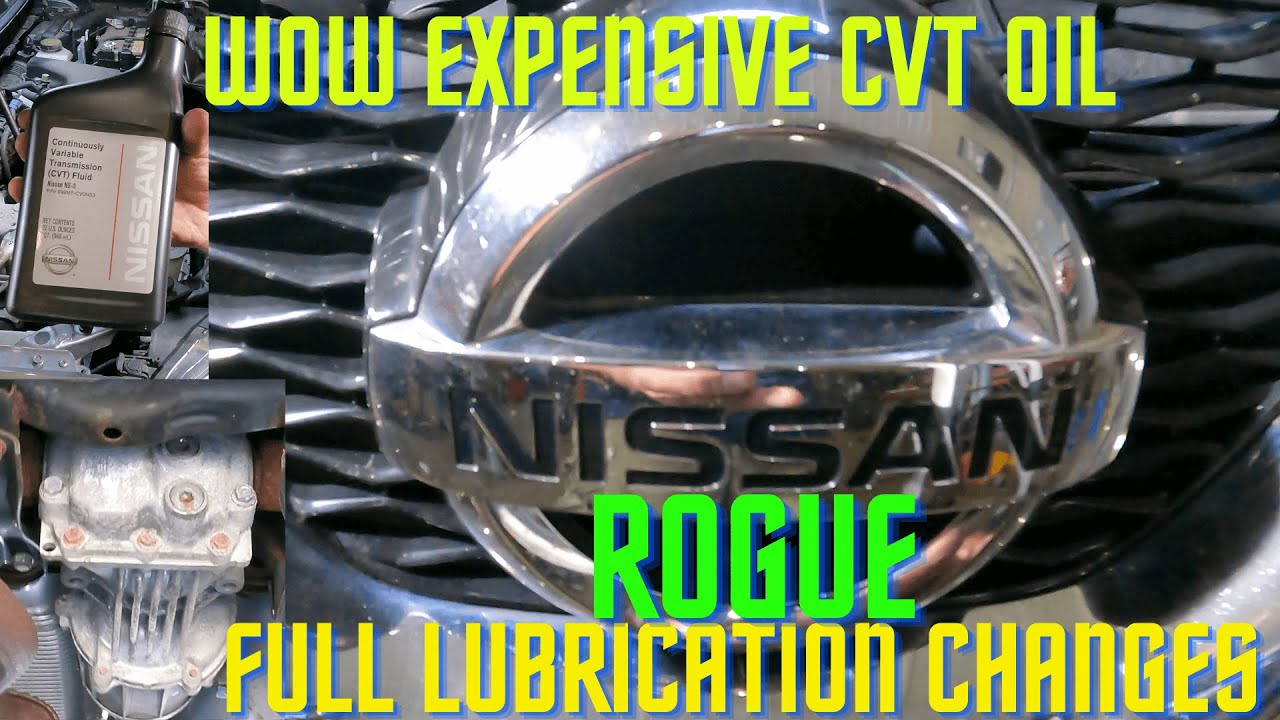 2016 Nissan Rogue CVT transfer case rear differential and engine oil