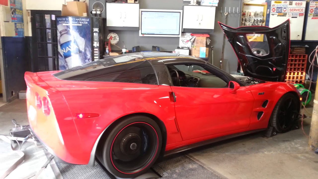 Champion Motors Corvette ZR1 Dyno with bolt ons YouTube
