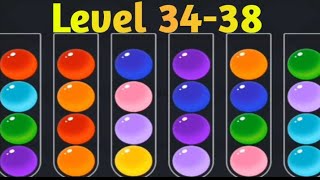 Ball Sort Puzzle - Color Game Level 34-38 Solution | @MominGaming733 screenshot 5