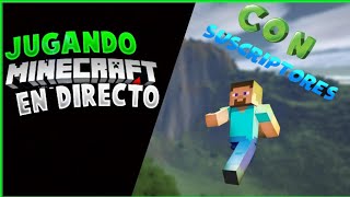 directo de en vivo jugando MINECRAFT supervivencia técnico Bedrock versión [1.19.20