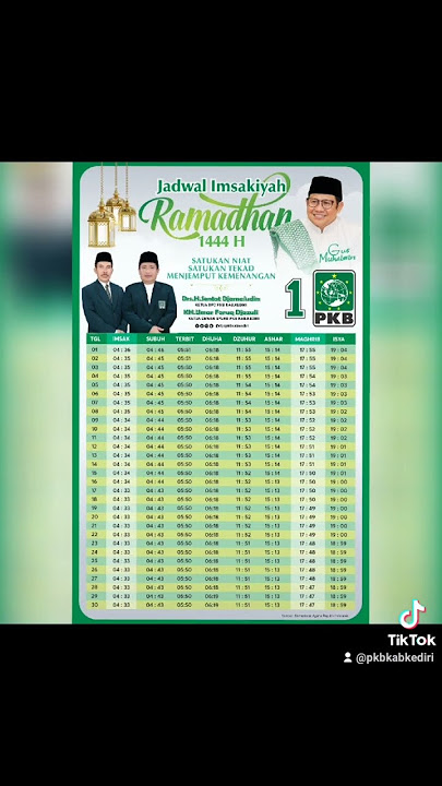 Jadwal Buka Puasa & Imsakiyah Ramadhan 1444 H#pkb #jadwal #puasa #ramadhan #imsakiyah