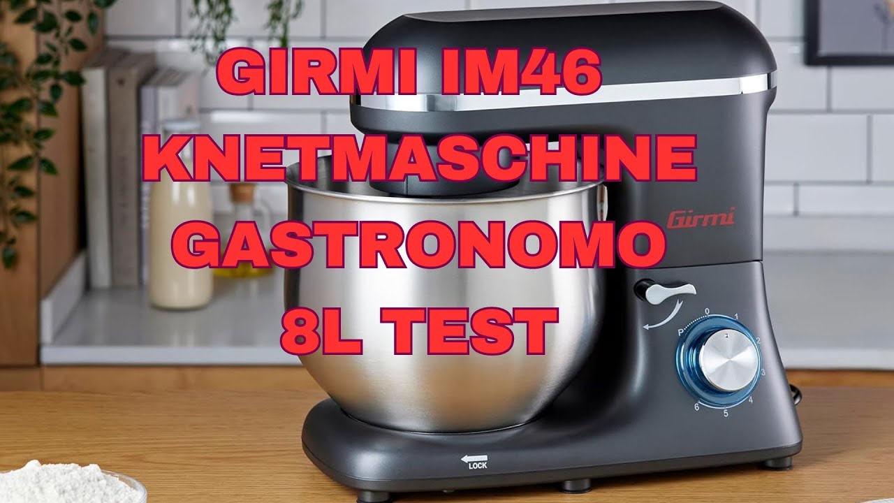 Girmi IM46 Impastatrice Planetaria Gastronomo 8L, impasti fino a 3kg, 1400 W (1800 W Max), 8 Litri, 6 Velocità, e IM91 Macchina per la pasta elettrica e manuale Girmi IM46 Impastatrice Planetaria Gastronomo 8L, impasti fino a 3kg, 1400 W (1800 W Max), 8 Litri, 6 Velocità, e IM91 Macchina per la pasta elettrica e manuale