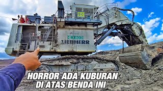 HORROR ADA DUA KUBURAN 😱 DI ATAS EXCAVATOR INI