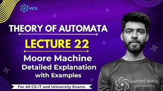 Celebrity 22- Moore Machine In Detail with Tuples Defination and Examples | Theory of Automata Wealth
