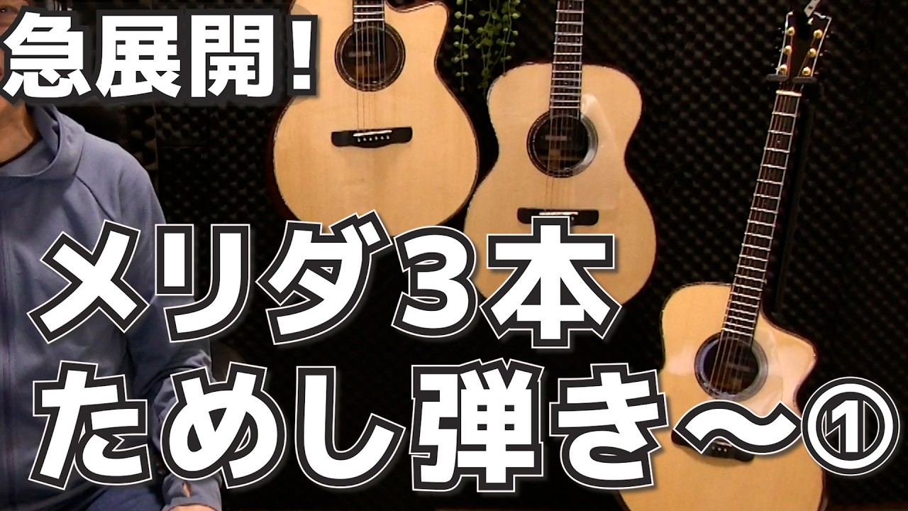 ★取りに来てくれる方募集！Meridaアコースティックギター 限定モデル始動】Meridaで