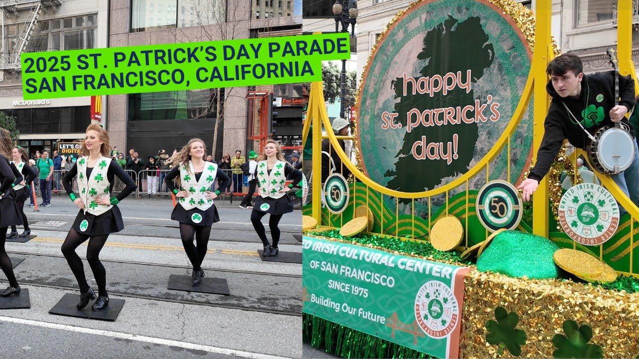 2025 St. Patrick's Day Parade in San Francisco, California [4K]