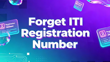 Find The Forget  ITI Registration Number(आईटीआई का खोया हुआ पंजीकरण यहां से पाये)