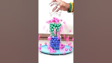 Big Color Beads Jumping #reverse #shorts #satisfying #entertaining #fun #beads #short #asmr #funny