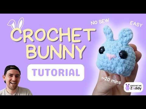 Crochet bunny tutorial - quick, easy and beginner friendly ✨ Itty Bitty Bunny no sew market pattern