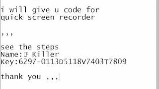 Quick Screen Recorder Key screenshot 5