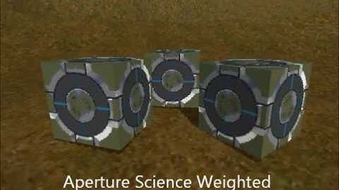 Trespasser - Portal Mod #1 Weighted Storage Cube and Companion Cube