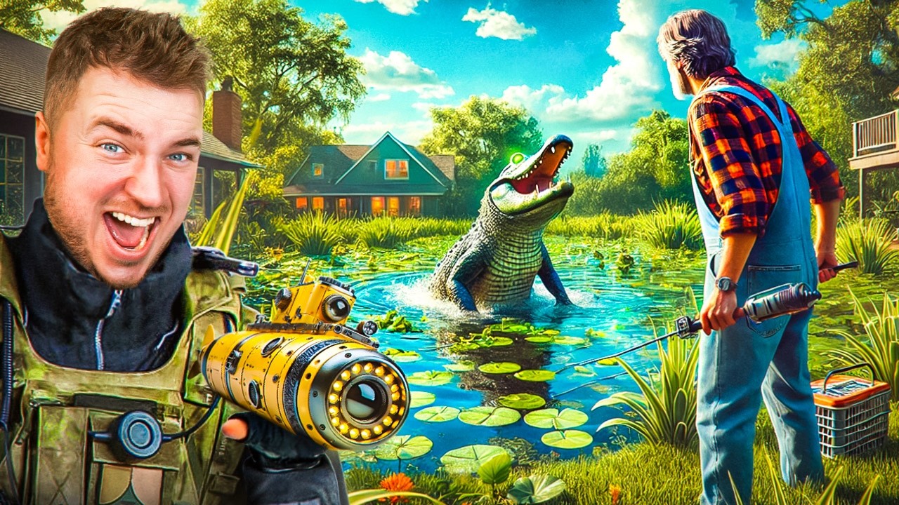 HUNTING the POND MONSTER With a REAL GATOR EXPERT… Catching The POND MONSTER 😱