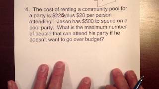 16.  CB 17 Solve Word Problems with Algebra