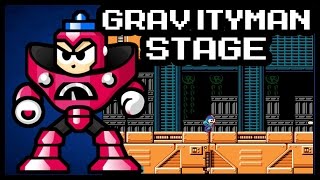Megaman 5 [NES] GRAVITYMAN [HD] - Full Stage Walkthrough
