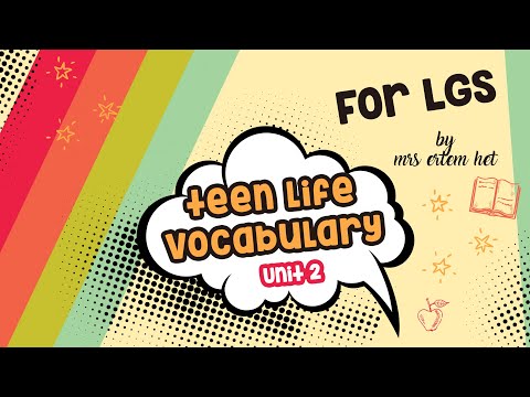 8. Sınıf TEEN LIFE En Önemli Kelimeler