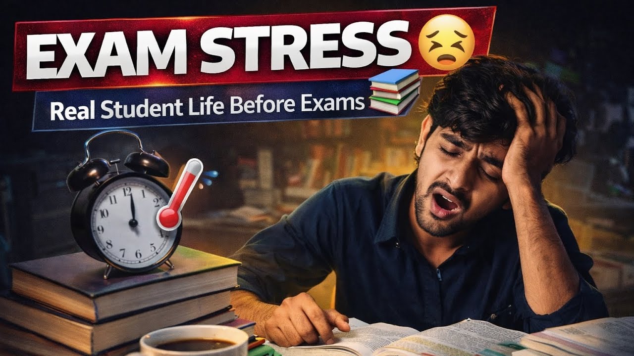 Exam Stress | Real Student Life Before Exams 😫📚