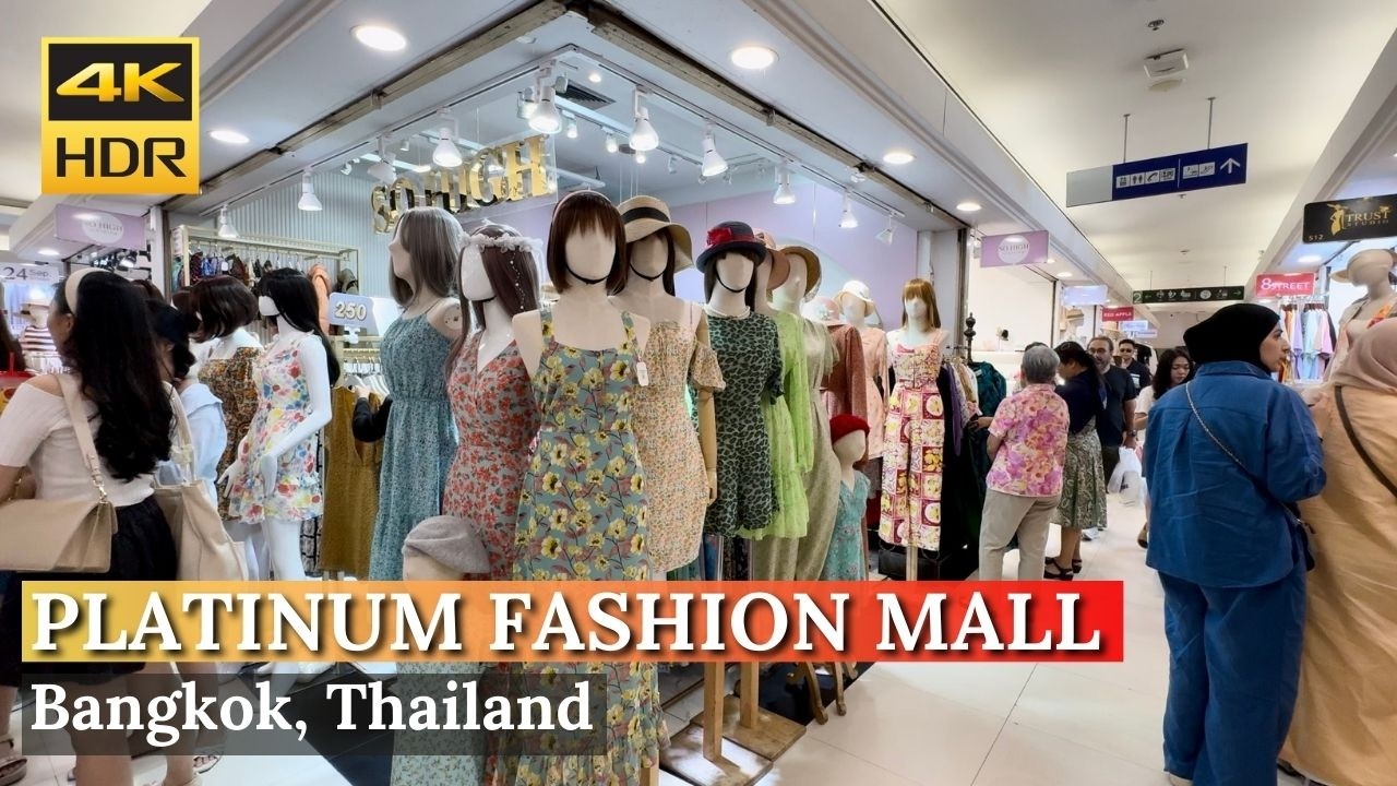 [BANGKOK] Platinum Fashion Mall "The Largest Wholesales Fashion Mall in Bangkok"| Thailand [4K HDR]