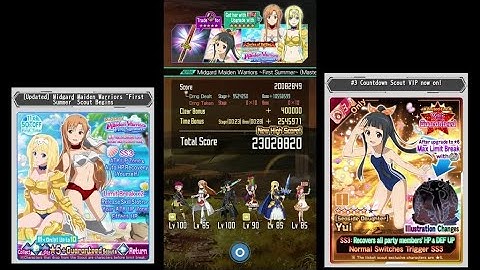 Sword Art Online Memory Defrag – Midgard Maiden Warriors First Summer [M+2] 23/28s