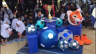 Pertandingan Hiasan Rumah Sukan dari Bahan kitar semula