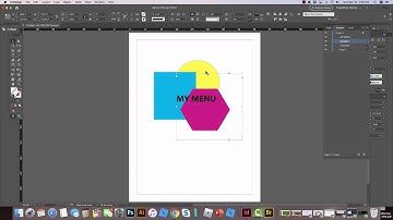 Selecting Objects and Arranging Objects in InDesign