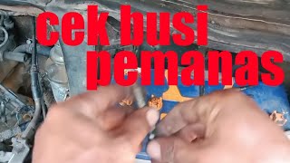 How to check the heater spark plugs on an L300 Diesel car