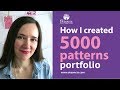 How I created my 5000 vector pattern portfolio. My top 3 tips.