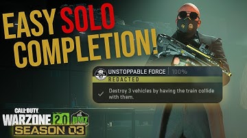 EASY Solo Unstoppable Force Mission Completion for Redacted | Call of Duty Warzone 2.0 DMZ Season 3