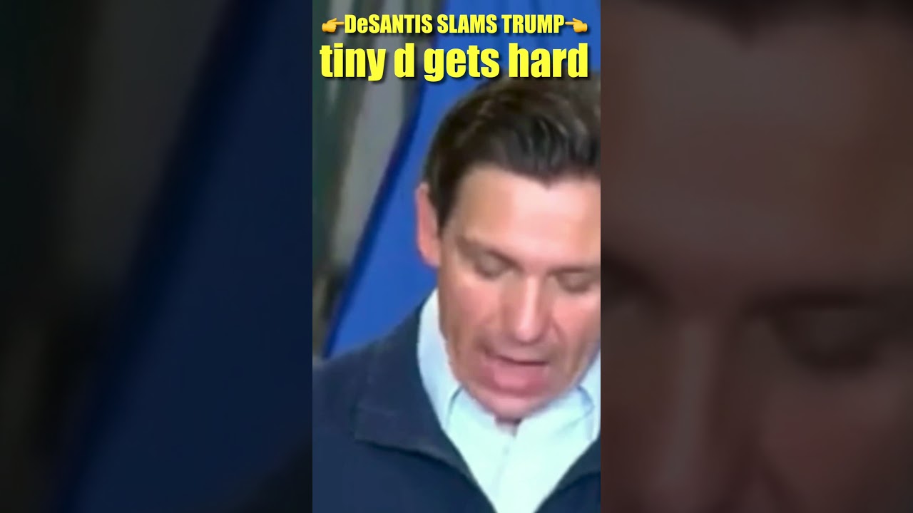Tiny D Gets Physical: Ron DeSantis Belittles Donald Trump As The Big Fat Loser Of The Year Takedown!