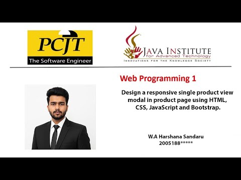 E-Shop Project | Task 45 | Web Programming 01 | Java Institute