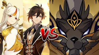 When Mommy Ningguang Pets A Stray Dog golden Wolflord one Cycle Genshin Impact 23
