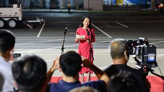 華為2021年年度報告發布會　孟晚舟回國後首公開亮相