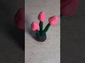 DIY miniature clay flowers 🌷✨ #shorts #ytshorts #explore #trending