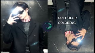 soft blur coloring | alight motion | tutorial