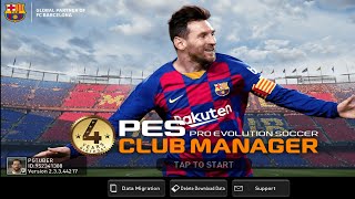 Pes Club Mannager/PESCM Gameplay #23 on Android 2019 screenshot 1