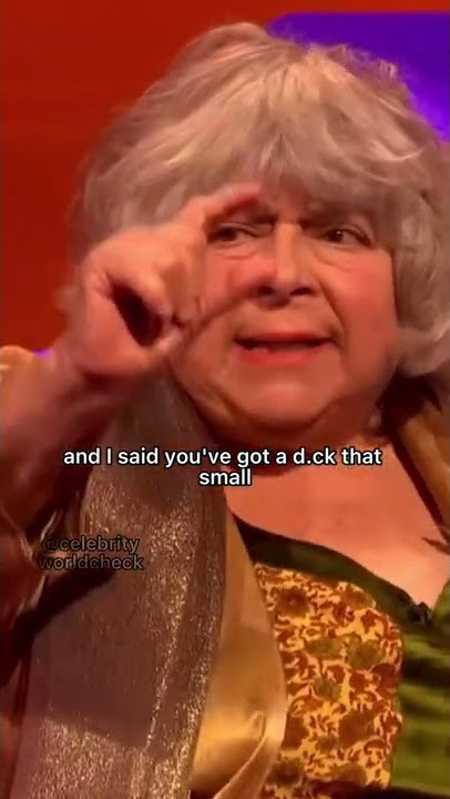 The Story She Tells It Miriam Margolyes Professor Sprout Harry Potter Graham Norton