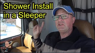 Install a Shower in a Highway Tractor Semi HDT RVHauler