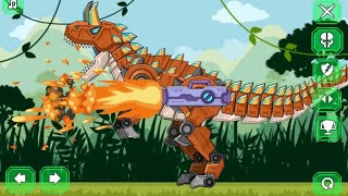 CAME vs SAW vs WON In Toy Robot Dino War Carnotaurus