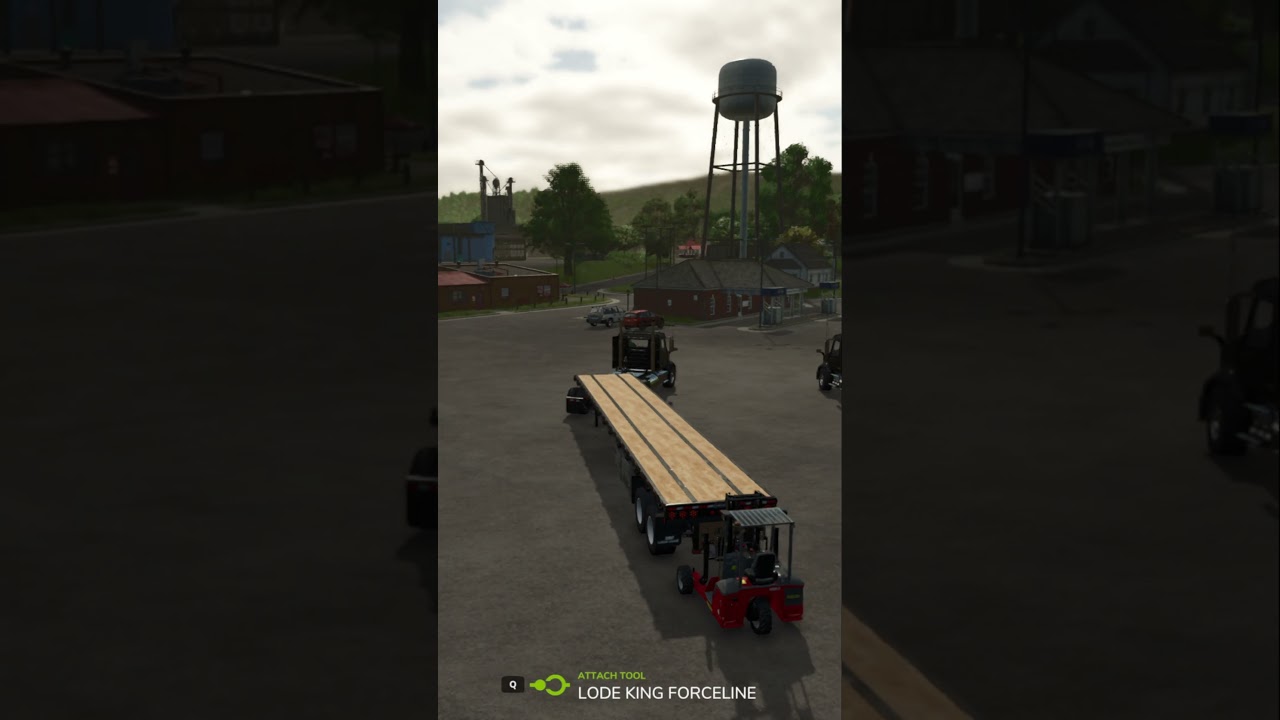 The new forklift and trailer mod  
