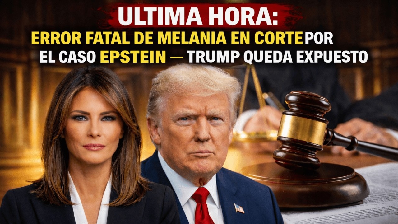 ULTIMA HORA: Error fatal de Melania en corte por el caso Epstein -Trump queda expuesto -Richard Wolf