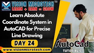 Learn Absolute Coordinate System in AutoCAD for Precise Line Drawing
