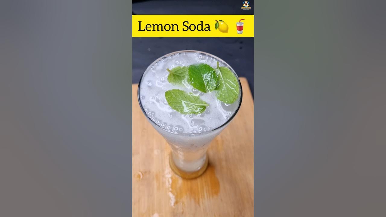 fresh-lemon-soda-recipe-shorts-asmr-youtube