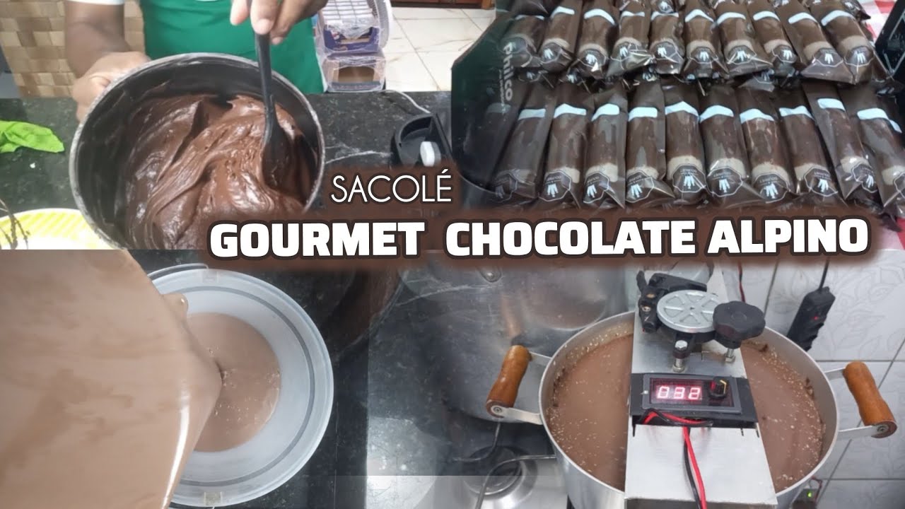 SACOLÉ GOURMET DE CHOCOLATE ALPINO 