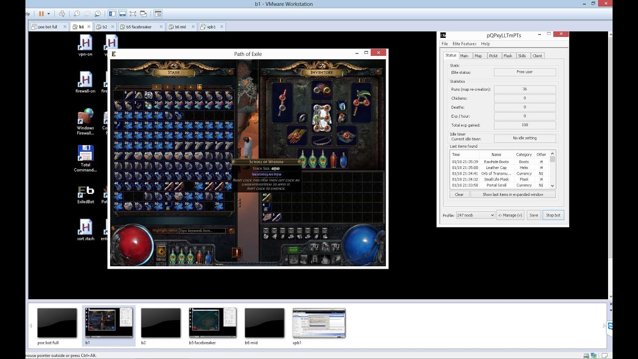 FREE BOT AUTO FARMER POE NO BAN NO VIRUS PRIVAT HACK EASY FARM GL HF 2022