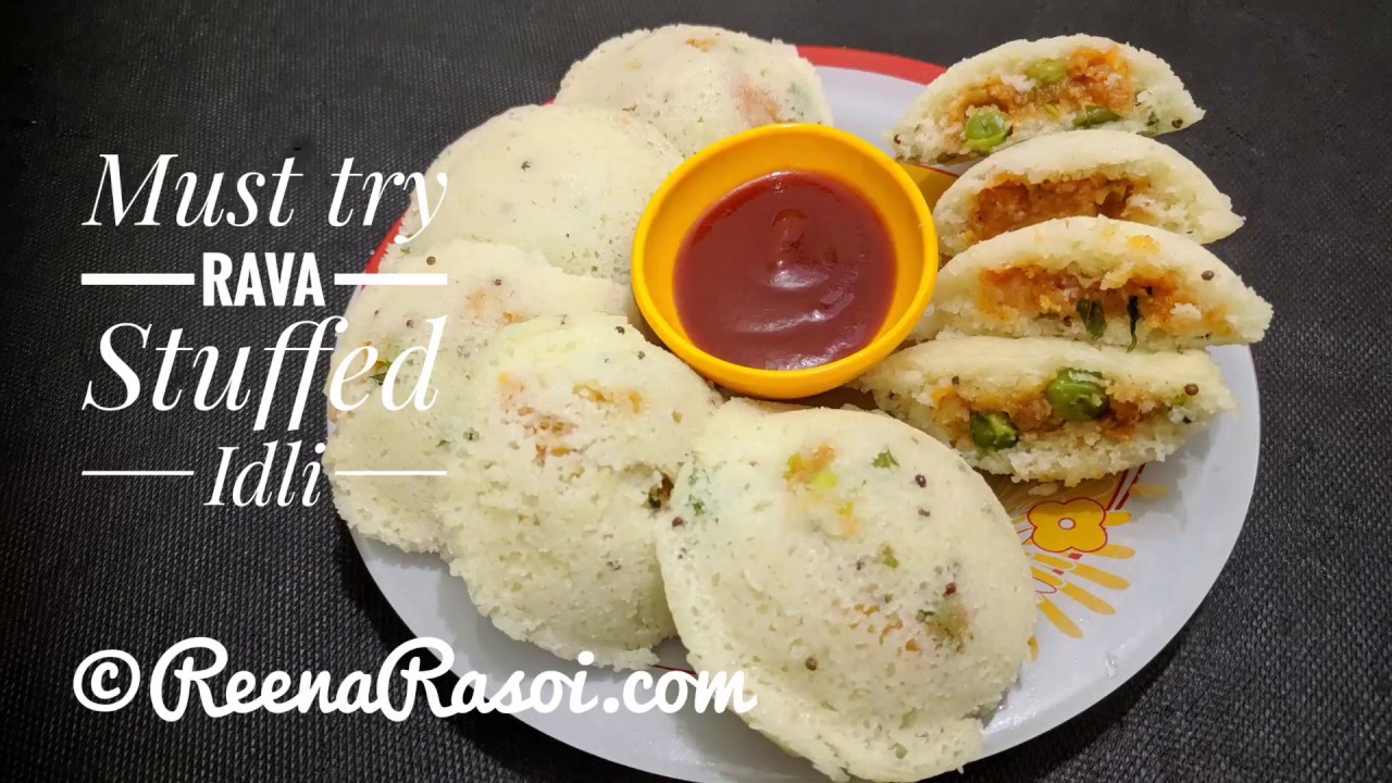 Stuffed Rava Idli ऐसे बनाएं पौष्टिक भरवा रवा इडली।