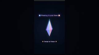 Floating Crystal Core | html css tutorial | css animation | css effects #shorts #short #coding #fyp