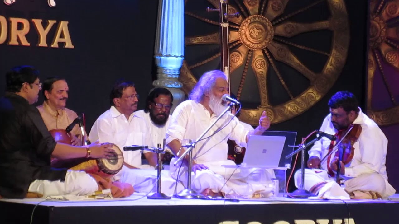 MVI 3239  Dr KJ Yesudas performing in Trivandrum  Soorya Festival 2017