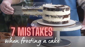 7 Mistakes to Avoid When Frosting a Cake | Secrets of Perfectly Smooth Cake