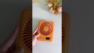 Compact desk fan with strong wind 💨 #whatook #fashioncaring #strong #breeze #desk #desktop #compact